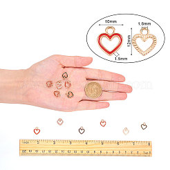 DIY Golden Plated Alloy Enamel Charms&nbsp;PALLOY-CJ0001-13
