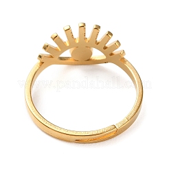 304 Stainless Steel Hollow Adjustable Rings&nbsp;RJEW-P091-01C-G