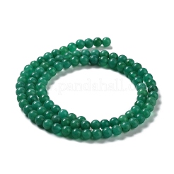Natural Teal Jade Round Beads Strands&nbsp;G-P070-09-4mm-01
