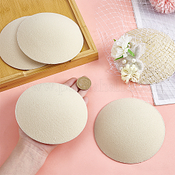 EVA Cloth Round Fascinator Hat Base for Millinery Magic&nbsp;AJEW-WH0248-846A