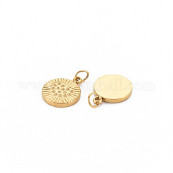 Ion Plating(IP) 304 Stainless Steel Pendant Rhinestone Settings&nbsp;STAS-N097-163LG