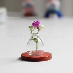 Glass Dried Flower Vase Ornaments&nbsp;PW-WG73979-01