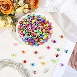 800Pcs Acrylic Beads&nbsp;MACR-PA0001-42