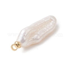 Natural Baroque Pearl Keshi Pearl Pendants&nbsp;PALLOY-JF04777-01