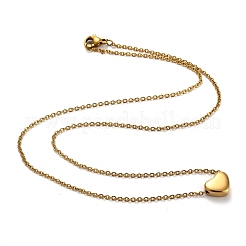 304 Stainless Steel Pendant Necklaces&nbsp;NJEW-F275-35G-A