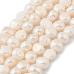 Natural Cultured Freshwater Pearl Beads Strands&nbsp;PEAR-P064-19I-06D