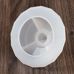 Faceted Round DIY Candle Cup Silicone Molds&nbsp;DIY-Q037-07B