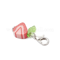Handmade Polymer Clay Pendant Decorations&nbsp;HJEW-JM04029-01