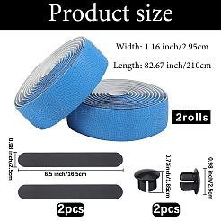 Polyurethane Bicycle Handlebar Tape&nbsp;AJEW-WH20059-17A
