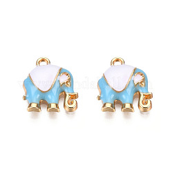 Alloy Enamel Pendants&nbsp;ENAM-S119-012B