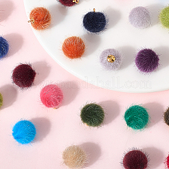 96Pcs 24 Colors Plastic Pendants&nbsp;KY-SC0002-40
