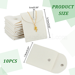 Rectangle Velvet Jewelry Package Bags&nbsp;ABAG-WH0035-055B-03