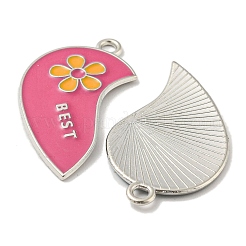 Alloy Enamel Split Pendants&nbsp;X-FIND-Z026-03C