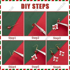 Christmas Earring Making Kit&nbsp;DIY-SC0021-95