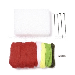 Christmas Theme Stocking Brooch Cactus Needle Felting Kit&nbsp;DIY-K055-03