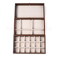 3-Tier PET Plastic Jewelry Storage Drawer Boxes&nbsp;CON-N016-06