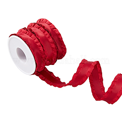10 Yards Polyester Pleated Edged Ribbon for Clothing Decoration&nbsp;DIY-FI0001-13E