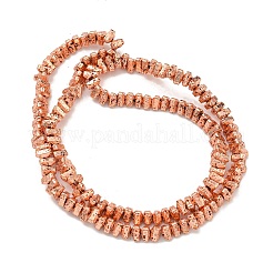 Electroplated Natural Lava Rock Beads Strands&nbsp;G-I360-H02-03