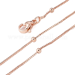 Brass Satellite Chains Necklaces for Women&nbsp;NJEW-D302-33RG