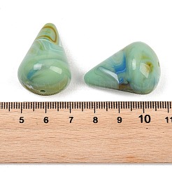 Two Tone Opaque Acrylic Imitation Gemstone Beads&nbsp;OACR-T033-11B