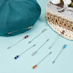 8Pcs 8 Colors Brass Pins&nbsp;JEWB-DR00010