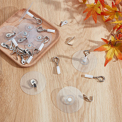 Plastic & Iron Self-Adhesive Ceiling Hook&nbsp;AJEW-GO0004-93