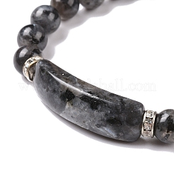 Natural Labradorite Stretch Bracelets&nbsp;BJEW-K164-B08