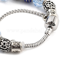 Tibetan Style Alloy European Bracelets&nbsp;LS-BJEW-M320-01AS