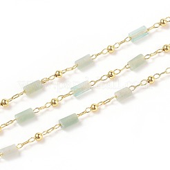 Natural Agate Handmade Beaded Chains&nbsp;CHC-K008-C03