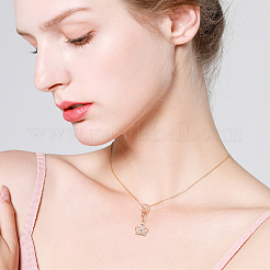 6Pcs 6 Style Rack Plating Brass Micro Pave Clear Cubic Zirconia Pendants&nbsp;ZIRC-OC0001-04