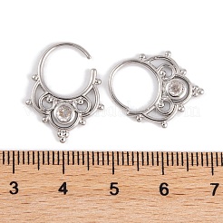 Rack Plating Brass Cubic Zirconia Earrings&nbsp;EJEW-S219-11P