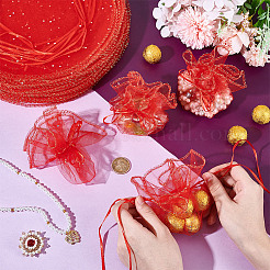 100Pcs Organza Bags&nbsp;ABAG-NB0002-12D