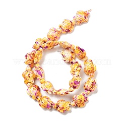 Synthetic Turquoise Dyed Beads Strands&nbsp;G-P507-05J