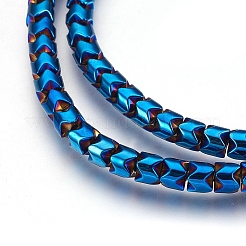 Electroplate Non-magnetic Synthetic Hematite Bead Strands&nbsp;G-I208-19-B