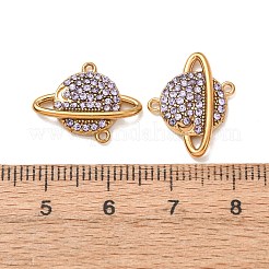 304 Stainless Steel Rhinestone Connector Charms&nbsp;STAS-L318-22G