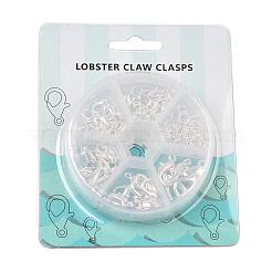 Alloy Lobster Claw Clasps and Jump Rings Set&nbsp;PALLOY-X0004-S-B