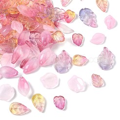 120Pcs 8 Styles Glass Pendants&nbsp;GLAA-FS0002-38