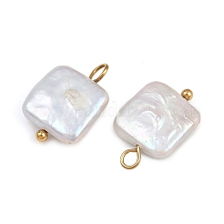 Natural Freshwater Pearl Keshi Pearl Pendants&nbsp;STAS-D378-04G