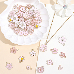 48Pcs 12 Styles Alloy Enamel Pendants&nbsp;ENAM-HY0001-62