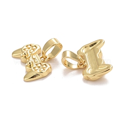 Rack Plating Real 18K Gold Plated Brass Pendants&nbsp;KK-E271-05G