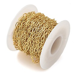 Rack Plating Oval Brass Link Chains&nbsp;KK-K392-61G