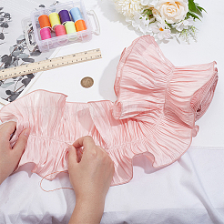 Polyester Ruffled Ribbon&nbsp;DIY-WH0632-77A