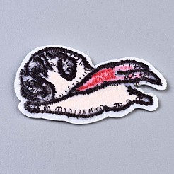 Flying Dog Appliques&nbsp;X-DIY-S041-142