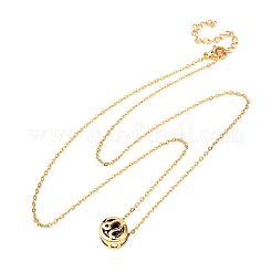 Brass Pave Cubic Zirconia Birth Stone Constellation Pendant Cable Chain Necklaces&nbsp;NJEW-D334-01G-09