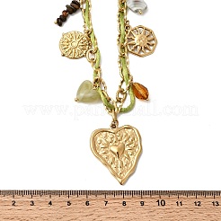 Women's 304 Stainless Steel Necklaces&nbsp;NJEW-A063-12G