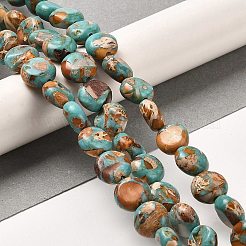 Synthetic Regalite/Imperial Jasper/Sea Sediment Jasper Beads Strands&nbsp;G-F765-M02-01