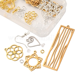 DIY Filigree Earring Making Kit&nbsp;DIY-YW0006-25