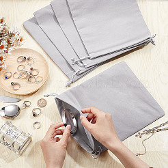 Velvet Drawstring Gift Bags&nbsp;FIND-WH0155-034D