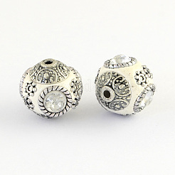 Handmade Indonesia Round Beads&nbsp;IPDL-R400-M