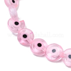 Handmade Evil Eye Lampwork Beads Strands&nbsp;LAMP-G164-10B-06